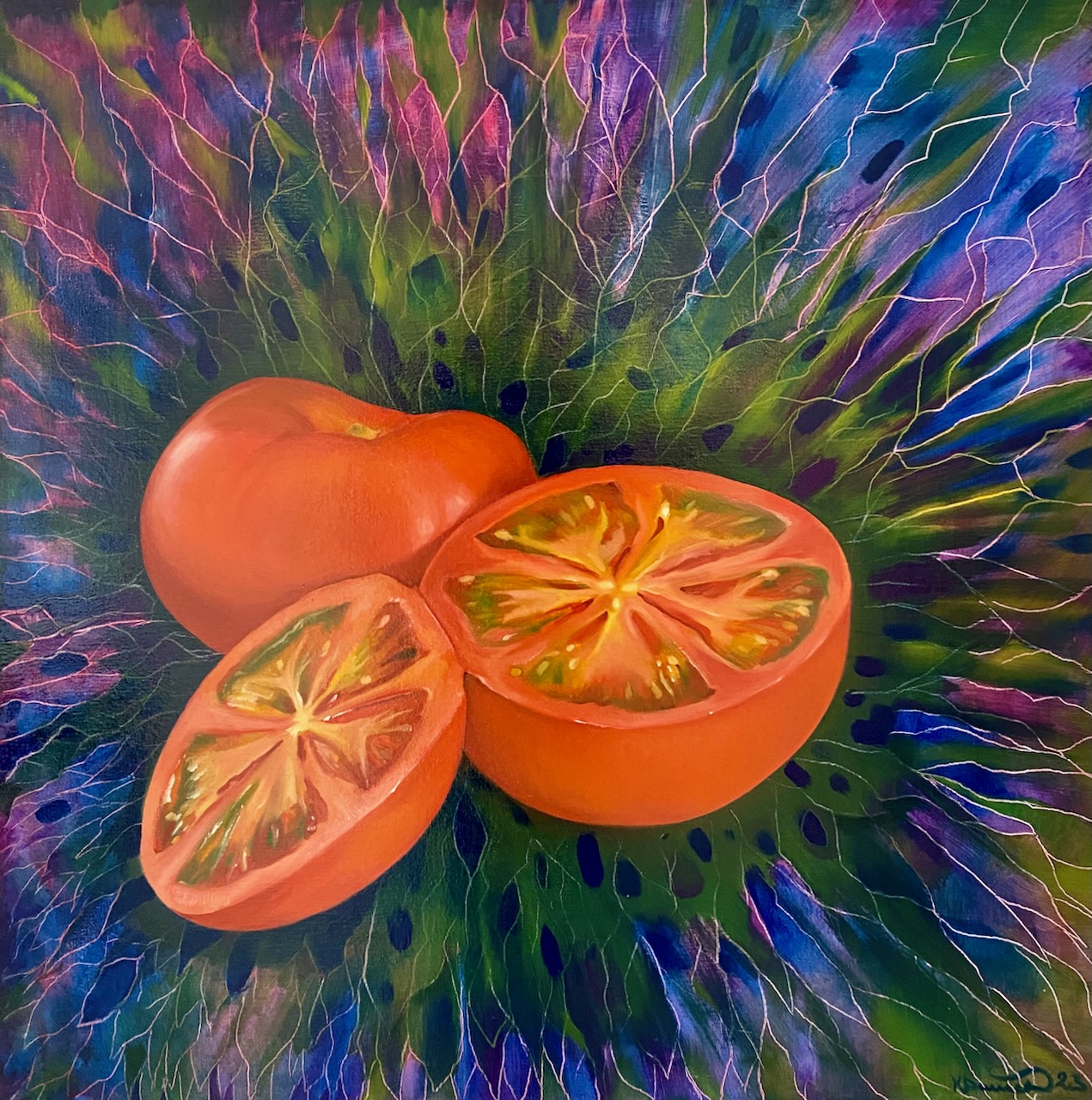 "Tomate", Kaj Damien Nielsen, 100x100, GKKDN019