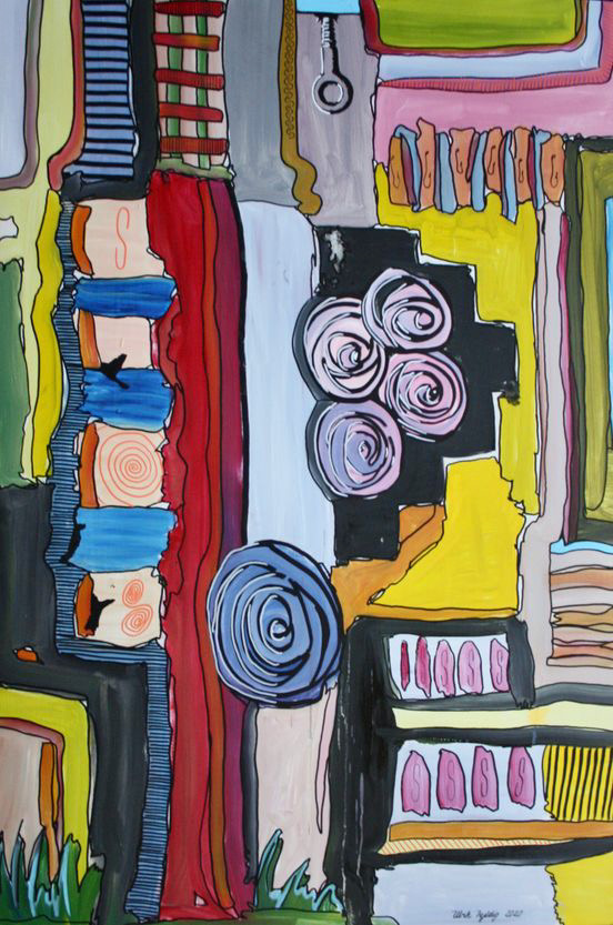 "The city beneath", 80x120, GKULH009
